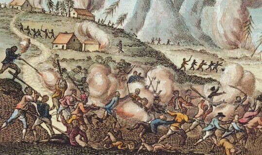 La rebelión de los esclavos de Haití